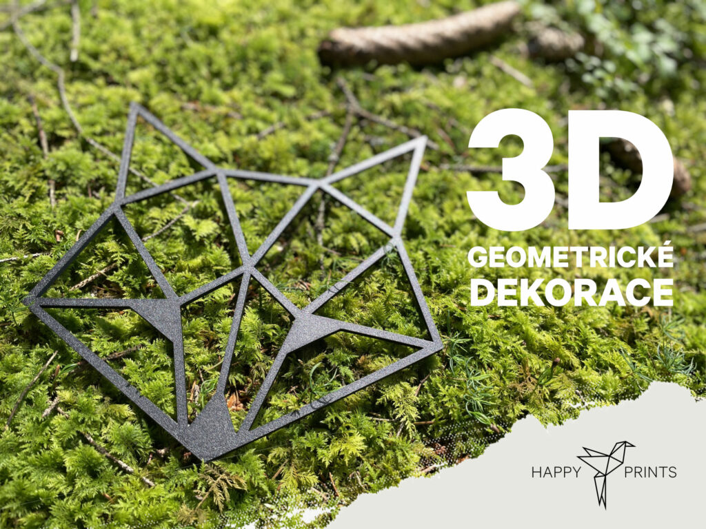 3D geometrické dekorace