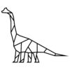 nastenna dekorace dinosauri brontosaurus